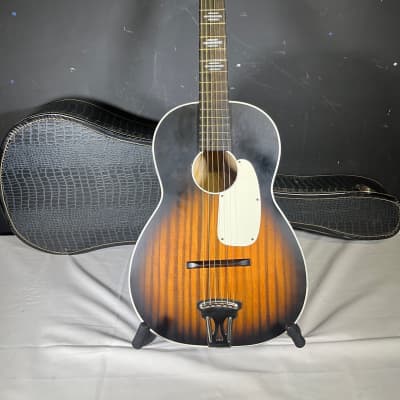 Rare Vintage Domino Acoustic Parlor Guitar 1950s Harmony/Stella Factory for sale