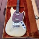 Fender Mustang 1964 Olympic white (All original w/ohsc) perfect player w/gilded treatment