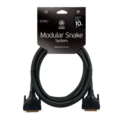 Planet Waves PW-DB25MM-10 Modular Snake DB25 Core Cable - 10'