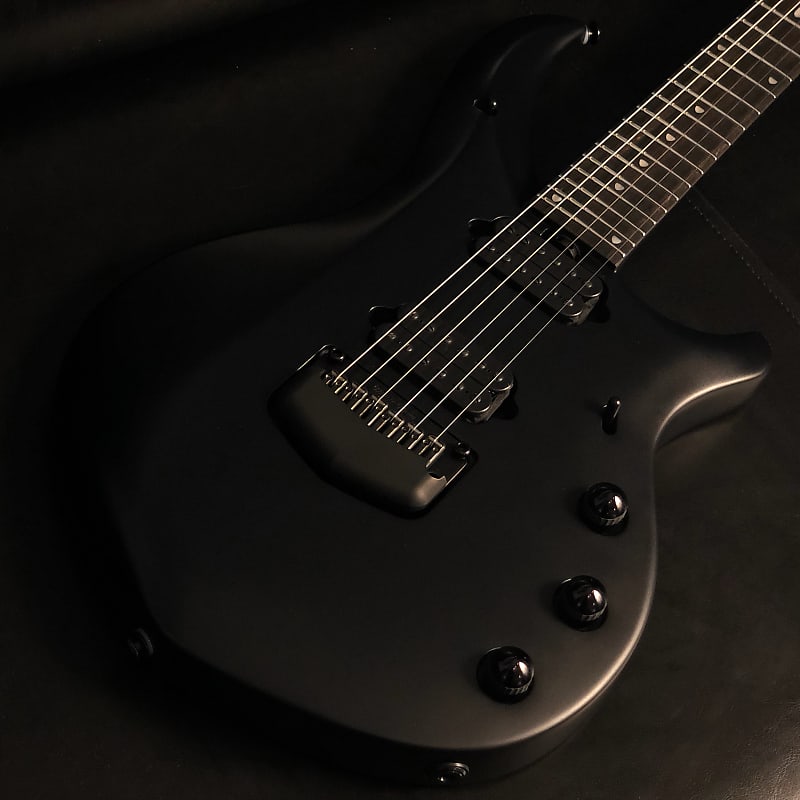 Ernie Ball Music Man Majesty-6 2019 Stealth Black signed by John