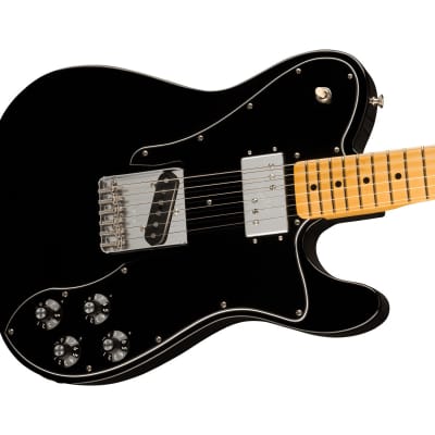 Fender American Vintage II 1977 Telecaster Custom - Maple Fingerboard, Black image 1