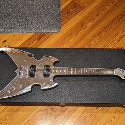 Silvertone 2003 Apocalypse Pro PS AP5 Paul Stanley 1 of 280 Cracked Mirror KISS Guitar w/OHSC, RARE! image 9