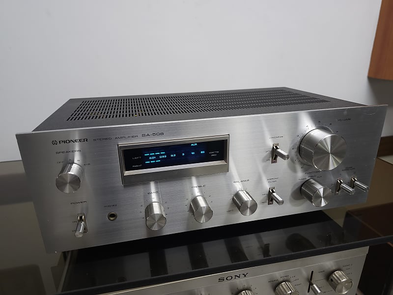 Pioneer SA-508 Stereo Amplifier Operational Beautiful Condition  			