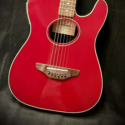 Fender Telecoustic - Red image 2