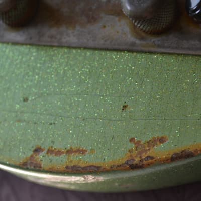 American Fender Telecaster Custom  Heavy Relic Green Sparkle image 20