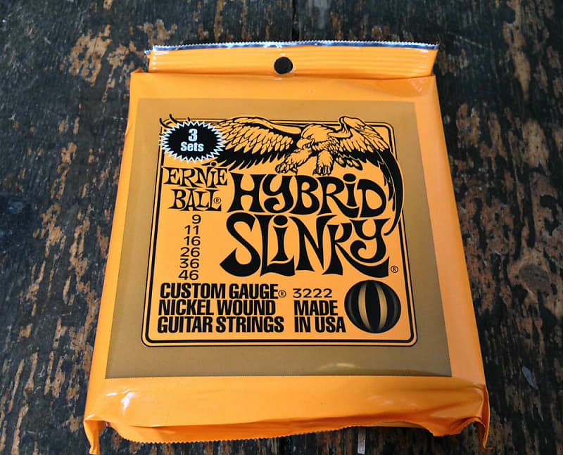 Ernie Ball Hybrid Slinky Strings 3 Packs | Reverb