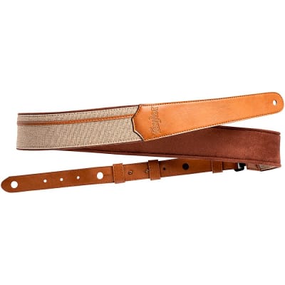 Taylor Vegan Leather Guitar Strap Tan 2.5 in. for sale