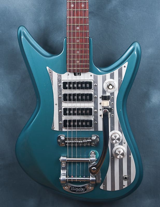 1966 Teisco Del Rey ET 460/4KL Blue Metallic | Reverb