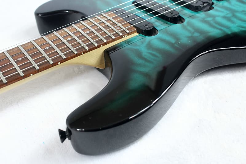 Fernandes DFX DragonFly X Electric Guitar Teal Burst Electric Guitar