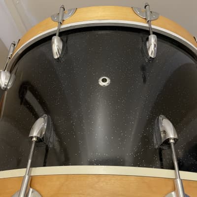 Puritan Drum Co 5 Piece Fiberglass & Maple Drum Kit 2022 - Piano Black with Metal-flakes image 10