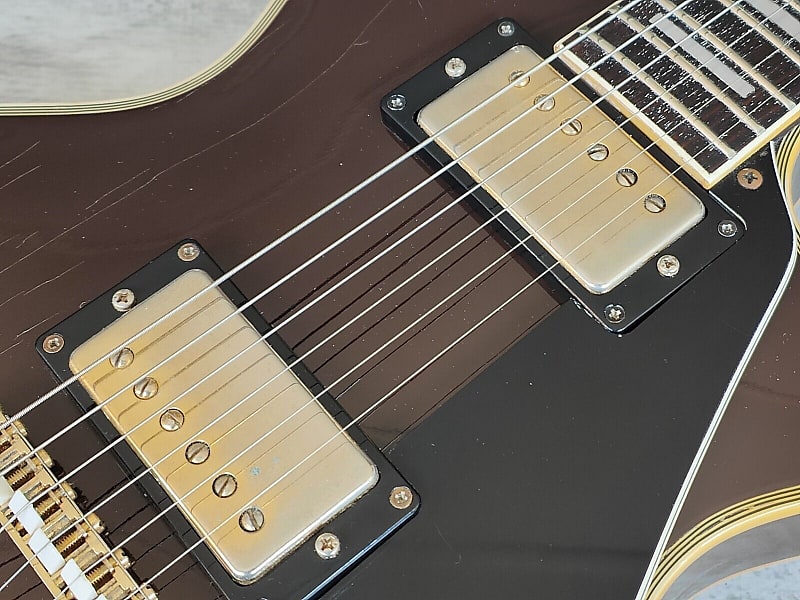 1970's Roje (Zen-On) Japan Les Paul Custom (Brown) | Reverb