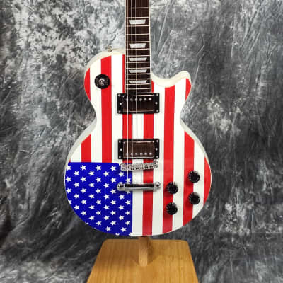 Glen Burton LP Style American Flag w/HSC image 2