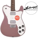 Fender Squier Affinity Telecaster Deluxe HH Electric Guitar | Burgundy Mist