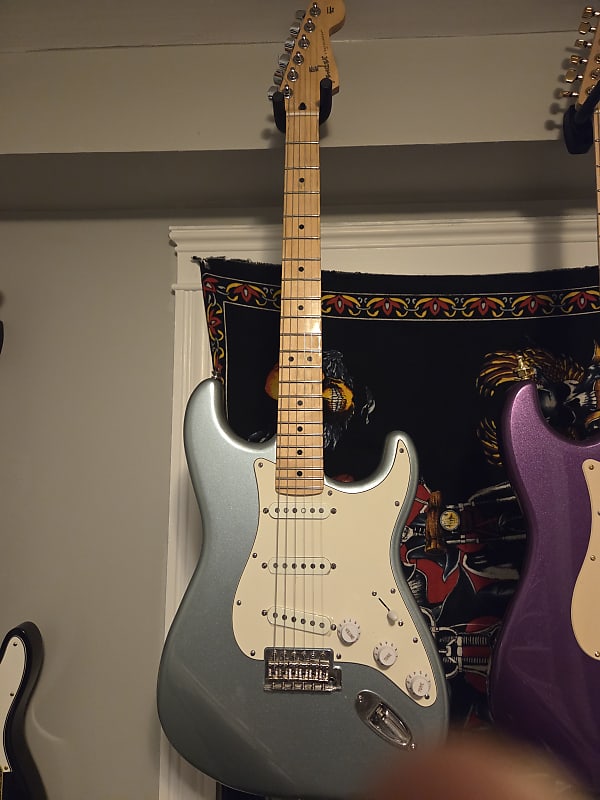 ギター Fender Mexico Player Stratocaster Fender Player Stratocaster Maple - Black | Long & McQuade