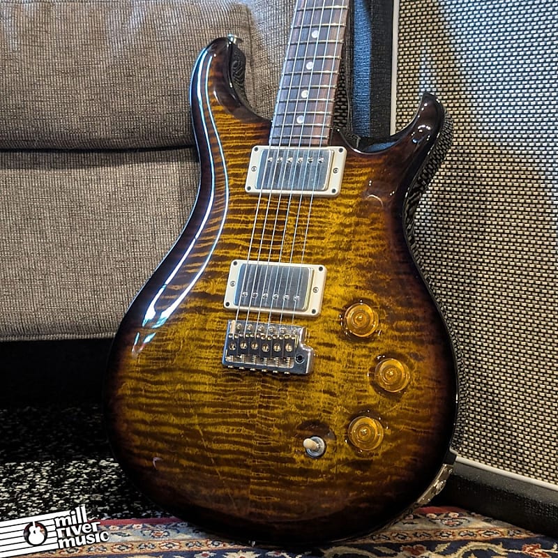 Paul Reed Smith PRS Core DGT Electric Guitar Black Gold Burst w/Moons and HSC