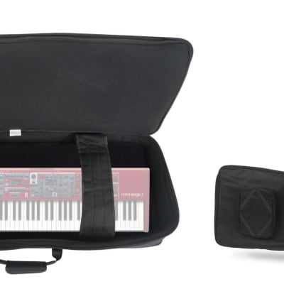 Rockville Padded Rigid Durable Keyboard Gig Bag Case For NORD STAGE 3 88