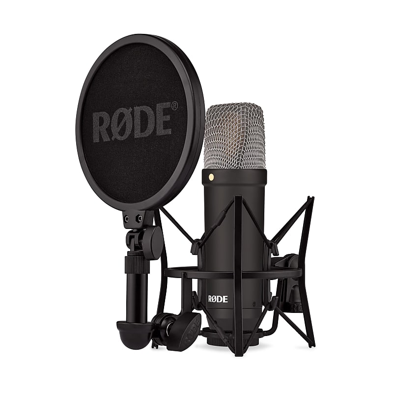 RODE NT1 Signature Series Studio Condenser Microphone, Black image 1