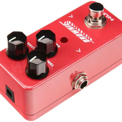 NUX Mini Core Brownie Distortion Guitar Effects Pedal Classical British Rock Tone True Bypass image 3