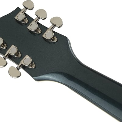 Gretsch G2655 Streamliner Center Block Jr. Double-Cut 6-String Electric Guitar with V-Stoptail and Laurel Fingerboard (Right-Handed, Gunmetal) image 8
