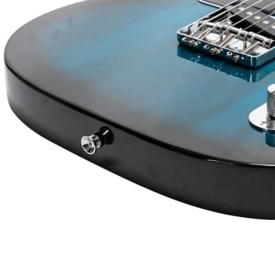 GTL Beginner Electric Guitar SS Pickup Blue image 10