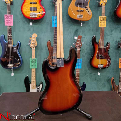 Fender Player Jazz Bass 3-C Sunburst, Maple image 10