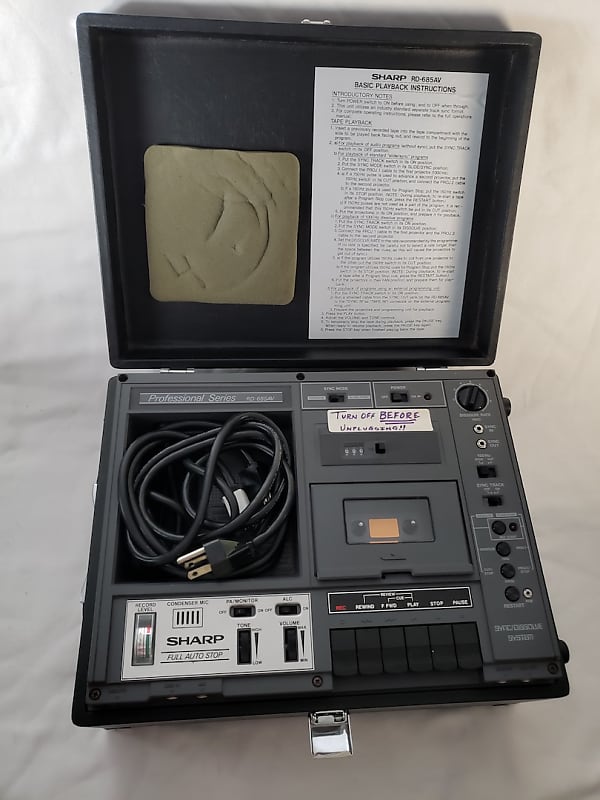 SHARP buy RD-688 AV Professional Portable STUDIO Double Cassette Recorder