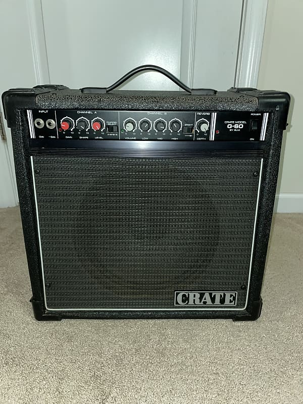 Crate G60 Late 80’s Black Reverb