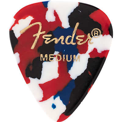 Fender 351 Classic Medium Confetti Pick X 12 image 1