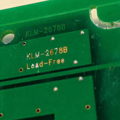 Korg KLM2678B LCD Display PCB Board From A Korg X50 - NO DISPLAY/SCREEN image 3
