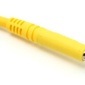 Mogami PJM 1804 Bantam TT Patch Cable - 18 inch Yellow image 3