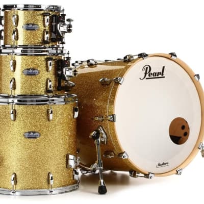 Pearl Masters Complete MCT924XEDP/C 4-Piece Shell Pack in Bombay Gold Sparkle image 1