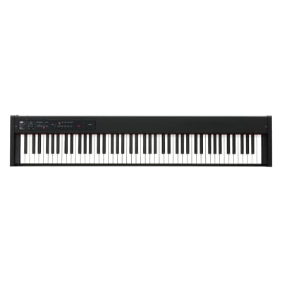 Korg D1 88-Key Digital Stage Piano and MIDI Controller Keyboard, Black image 1
