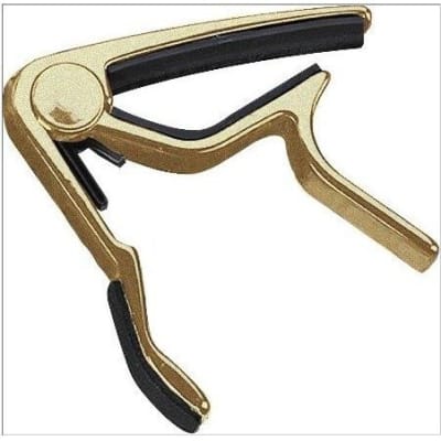 Dunlop 84F Trigger Capo Flat, Gold for sale