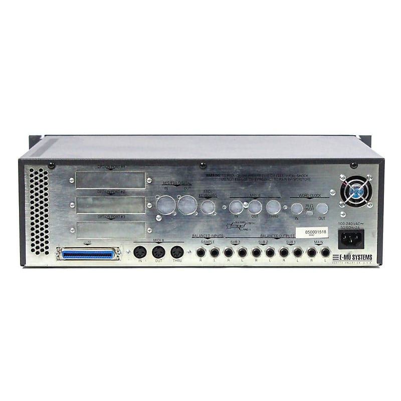 E-MU Systems E6400 Ultra Rackmount 128-Voice Sampler Workstation