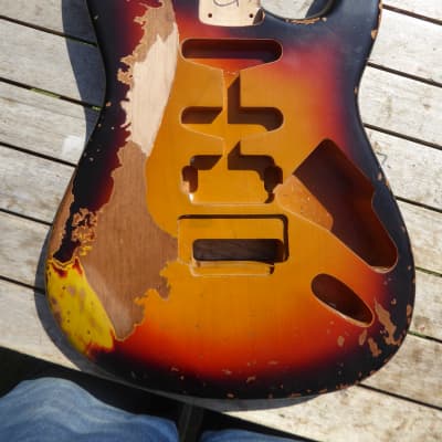 DY Guitars Richie Sambora style HSS relic strat body PRE-BUILD ORDER for sale