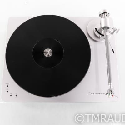 Clearaudio Performance DC Turntable; Silver; Satisfy Carbon Tonearm (Open Box; No Cart.) image 4