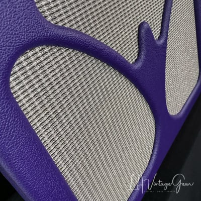 Kerry Wright 3 x 10 Custom Cab - Purple Tolex & Alnico Kodak Speakers - Wacky KW Build ! image 2