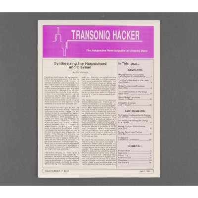 Transoniq Hacker Ensoniq User's Newsletter Issue #47