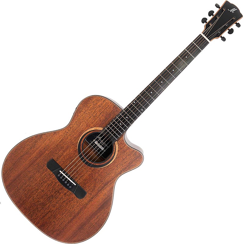 Merida Extrema GACE Mahogany Electro Acoustic Guitar - Natural image 1