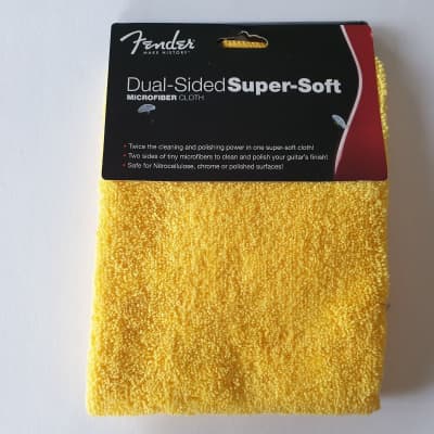 Fender double sided super soft guitar and bass microfiber cloth 0990524000 for sale