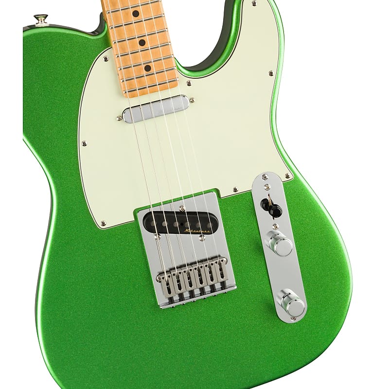 Fender Player Plus Telecaster Guitar Maple Fingerboard - Cosmic Jade image 1