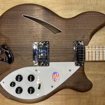 Rickenbacker 360W 21-Fret Electric Guitar Walnut (Natural Brown) image 4