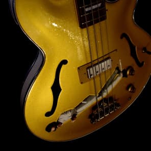 Epiphone Jack Casady Signature Bass 2000 Metallic Gold image 14