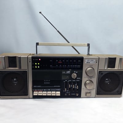 Vintage Unitech Mini Compo Boombox AMFM Radio Model CX-800 W/Speakers - Works image 1
