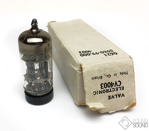 CV4003 KQDD/K 2本 VALVE ELECTRONIC 12AU7 Mullard CV4003 / 12AU7 #335 Dual Triode Tube Vintage Rare | eBay