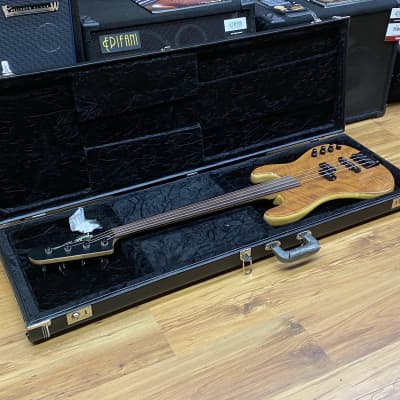 Fender Jazz Bass Special Fretless (Custom made) 1984 - Figured Lacewood image 21