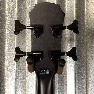 Aria Pro FEB-F2/FL 4 String Acoustic Electric Fretless Bass Black Stain & Bag #9506 image 4