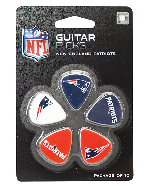 Woodrow New England Patriots Guitar Picks (10) image 1