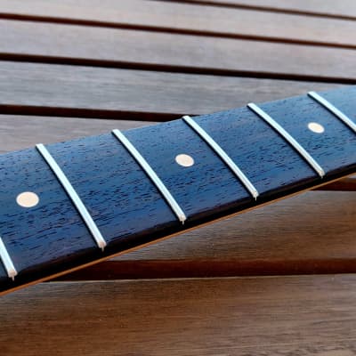Musikraft Maple/Rosewood Stratocaster Neck Oil Finish 1957 V-Shape, Vintage Compound Radius, SS Frets image 2