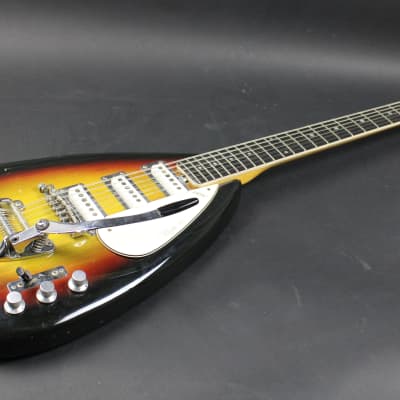 Vox Mark XII 1966 Sunburst Made In Italy with OHSC 12 String Teardrop image 4